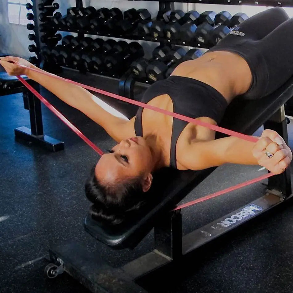 Heavy Duty Resistance Bands Set or Single Latex Pull Up Yoga Fitness Home Gym UK