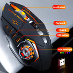Wireless Rechargeable Gaming Mouse Silent Bluetooth USB RGB LED Mice PC Laptop
