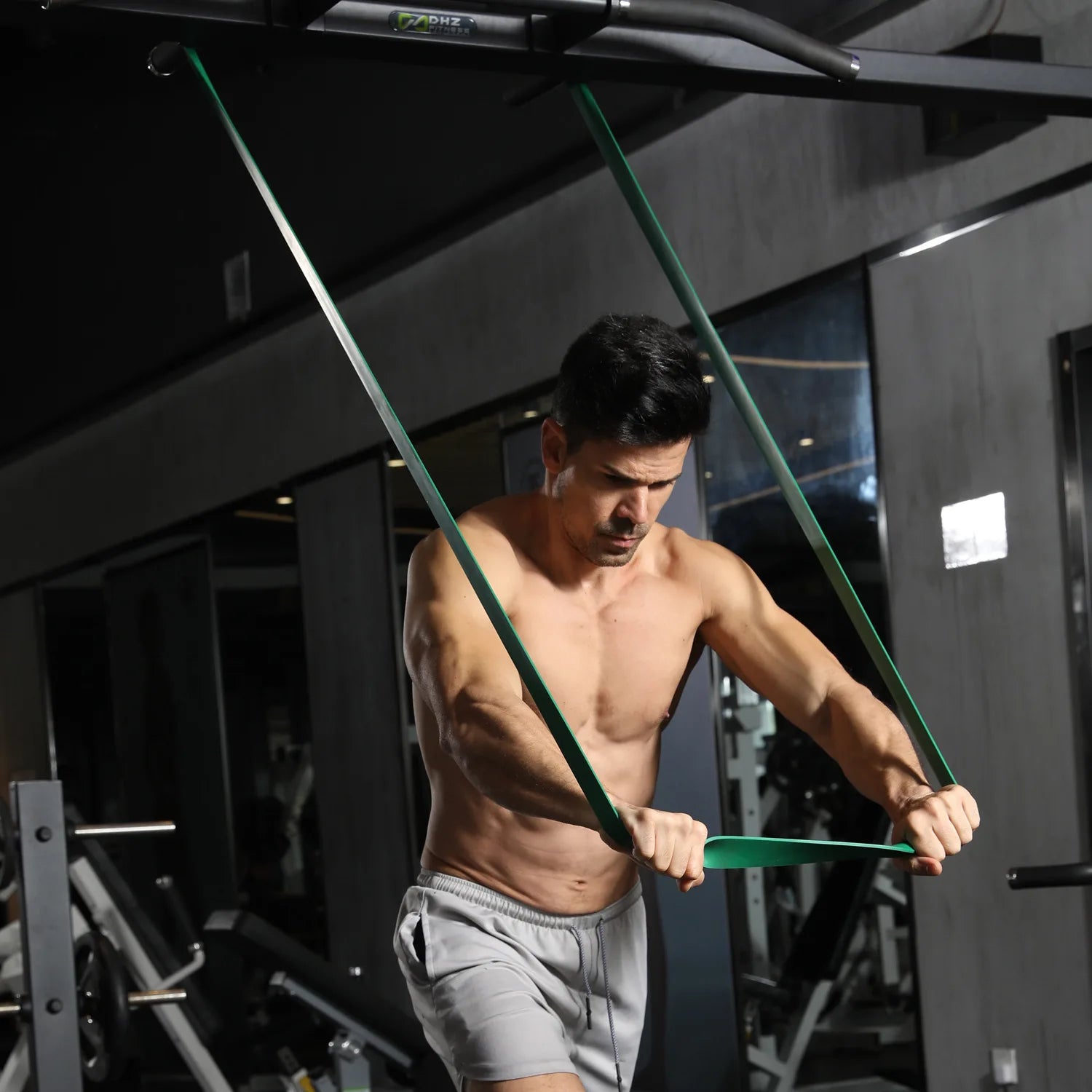 Heavy Duty Resistance Bands Set or Single Latex Pull Up Yoga Fitness Home Gym UK