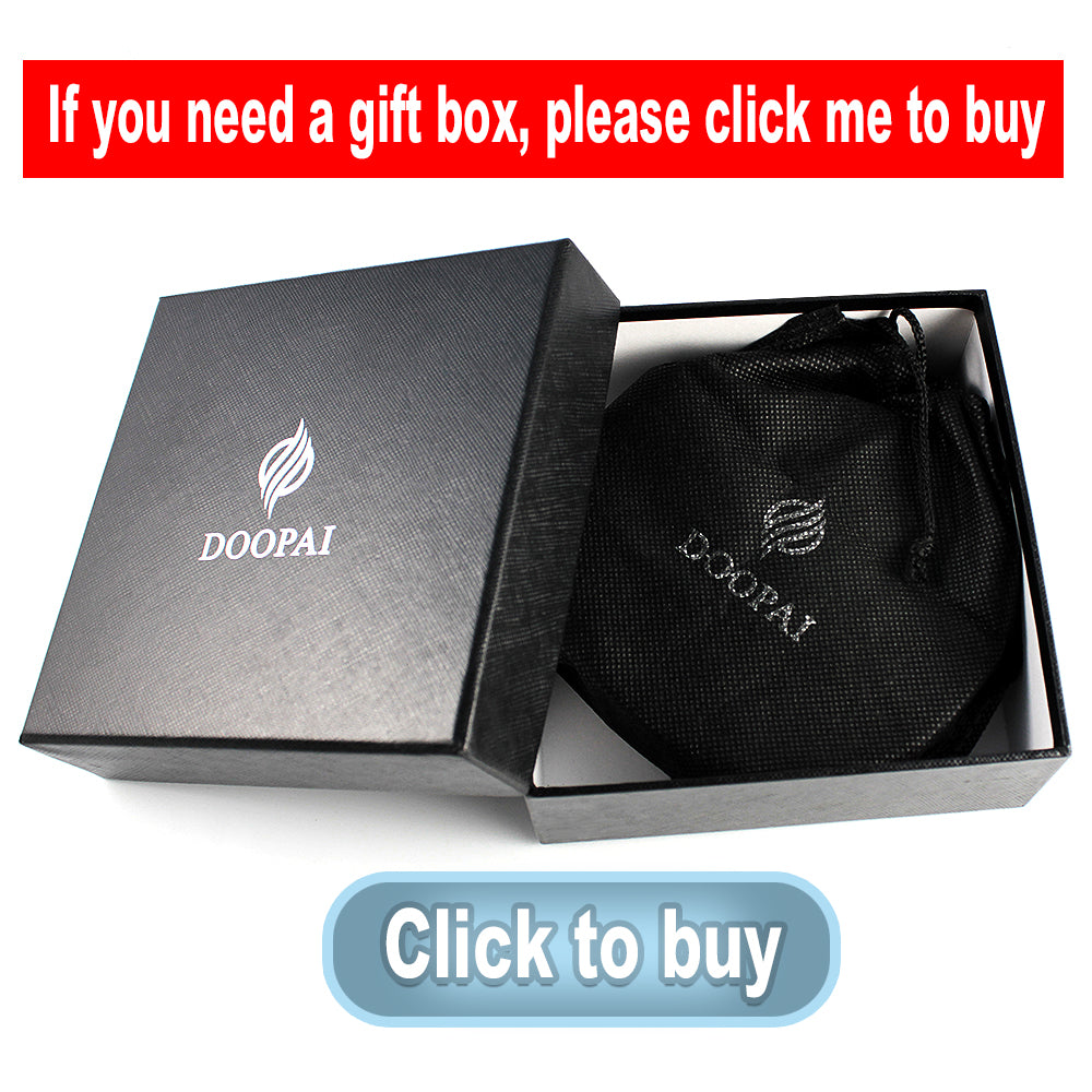 DOOPAI Mens Genuine Leather Belts Belt Ratchet Automatic Buckle Waistband Dress