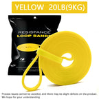 Heavy Duty Resistance Bands Set or Single Latex Pull Up Yoga Fitness Home Gym UK