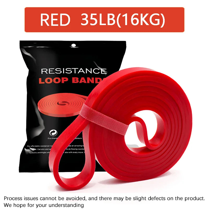 Heavy Duty Resistance Bands Set or Single Latex Pull Up Yoga Fitness Home Gym UK