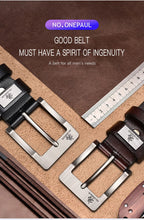 Mens Genuine Leather Belts Cowhide Belt Metal Pin Buckle Dress Waistband UK Size