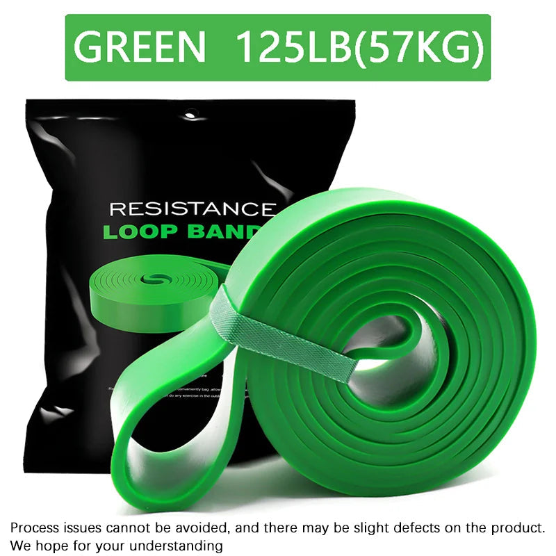 Heavy Duty Resistance Bands Set or Single Latex Pull Up Yoga Fitness Home Gym UK