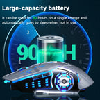 Wireless Rechargeable Gaming Mouse Silent Bluetooth USB RGB LED Mice PC Laptop
