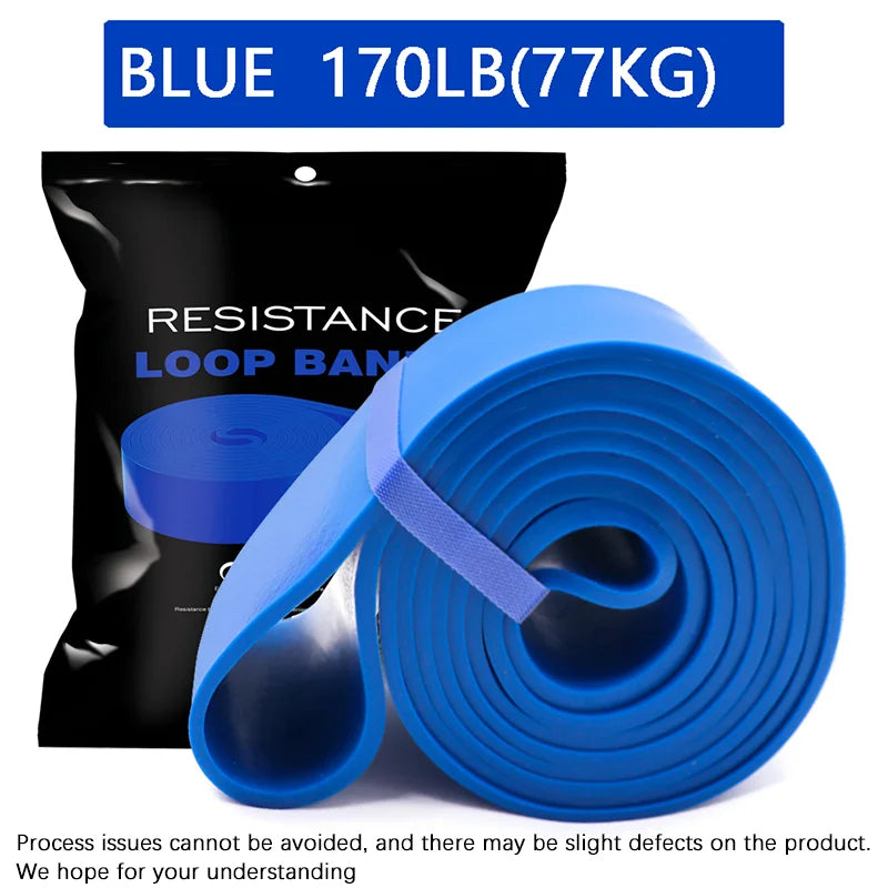 Heavy Duty Resistance Bands Set or Single Latex Pull Up Yoga Fitness Home Gym UK