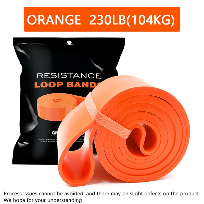 Heavy Duty Resistance Bands Set or Single Latex Pull Up Yoga Fitness Home Gym UK