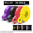 Heavy Duty Resistance Bands Set or Single Latex Pull Up Yoga Fitness Home Gym UK